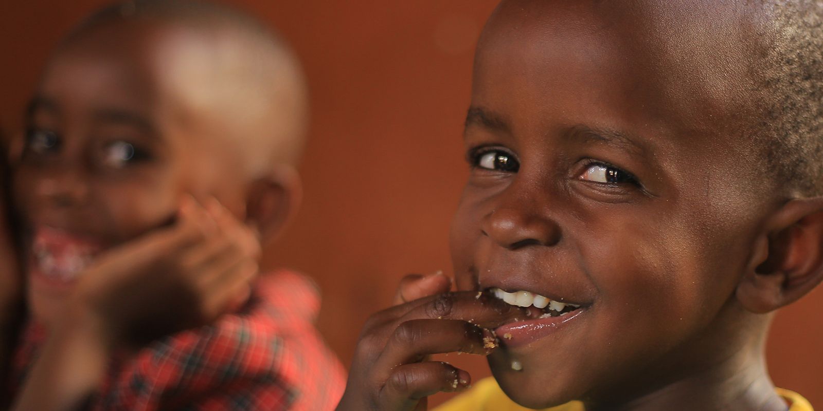 Children laughing together